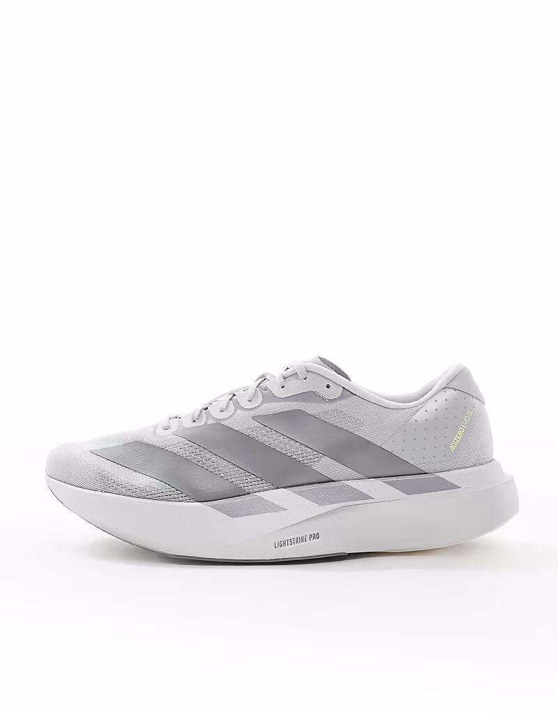 Кроссовки Adidas Running Adizero EVO SL серого цвета Adidas Performance — фото 4