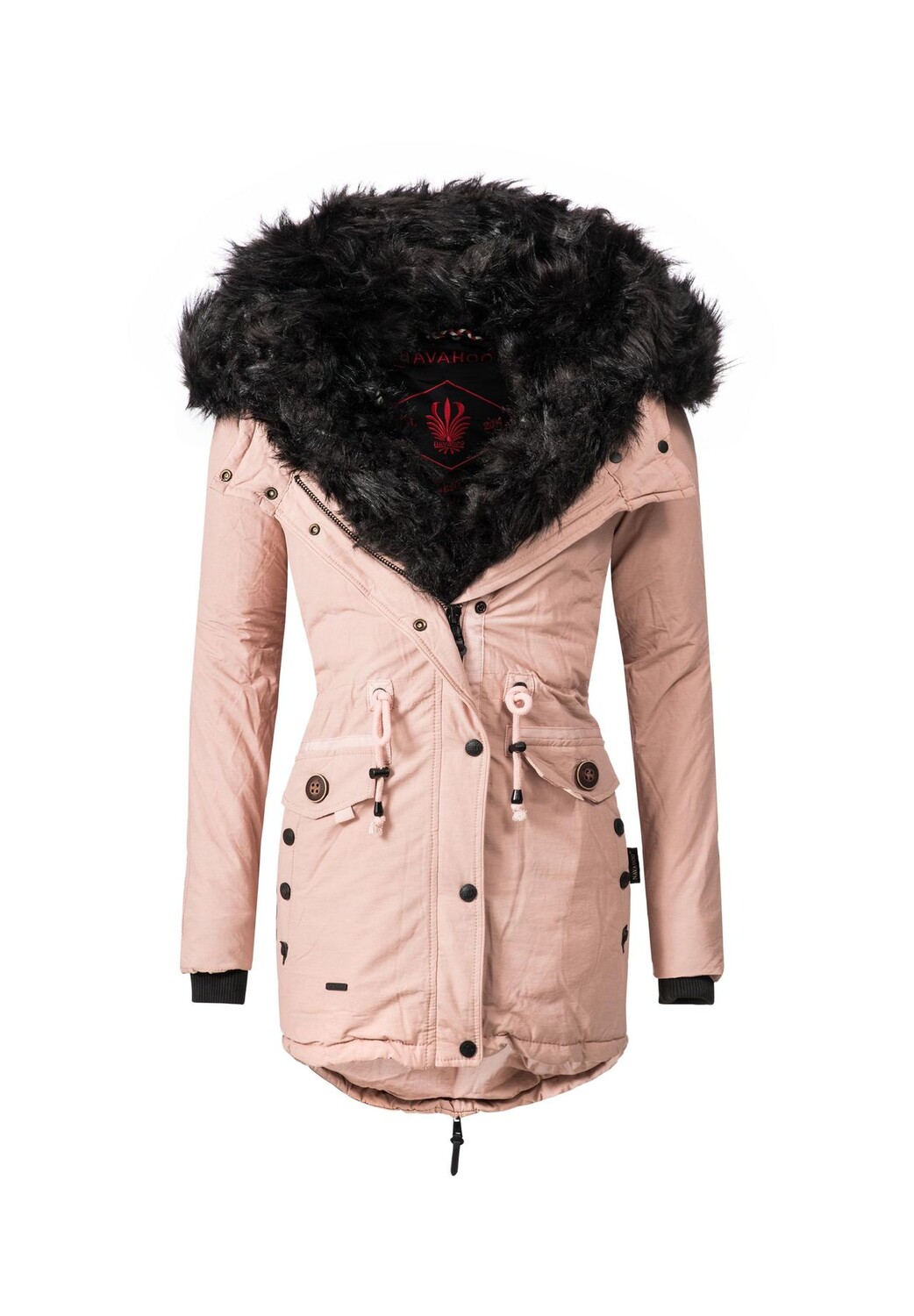 

Зимнее пальто Sweety NAVAHOO, цвет Rosa Mit Schwarzem Fell