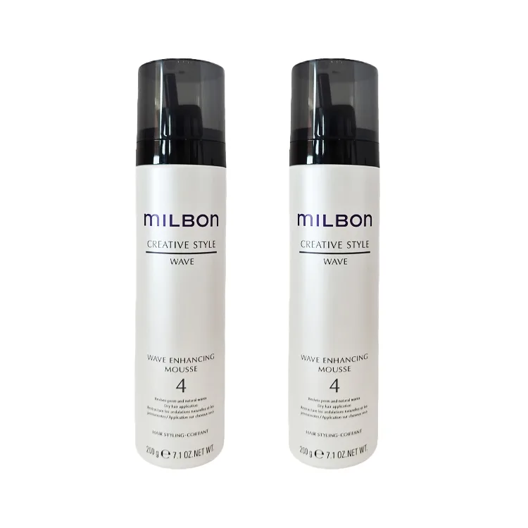 Лак, воск и спрей для укладки унисекс MILBON, Rose Plankton Styling Mousse Size 4*2