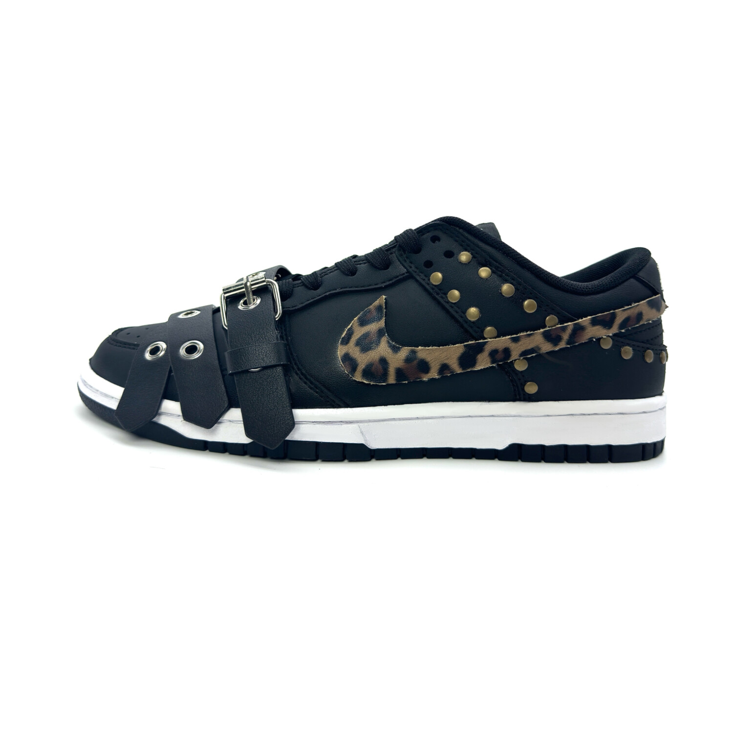 

Кроссовки Nike Dunk Skateboarding Shoes Unisex Low-top Black/Brown, черный/коричневый