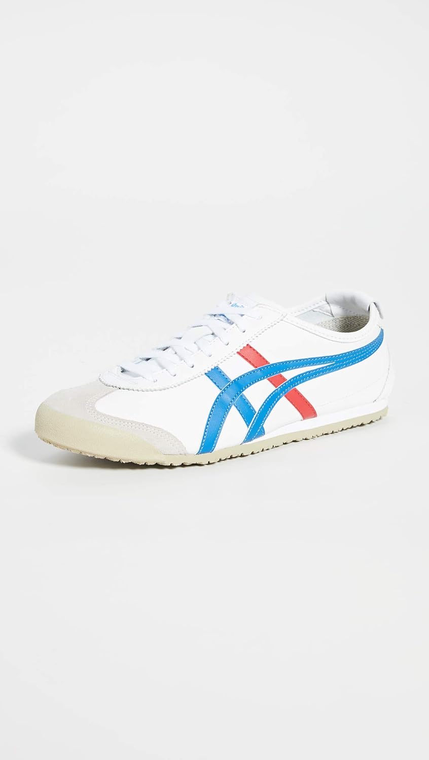 Кроссовки Onitsuka Tiger Unisex Adult Mexico 66, белый/синий — фото 2