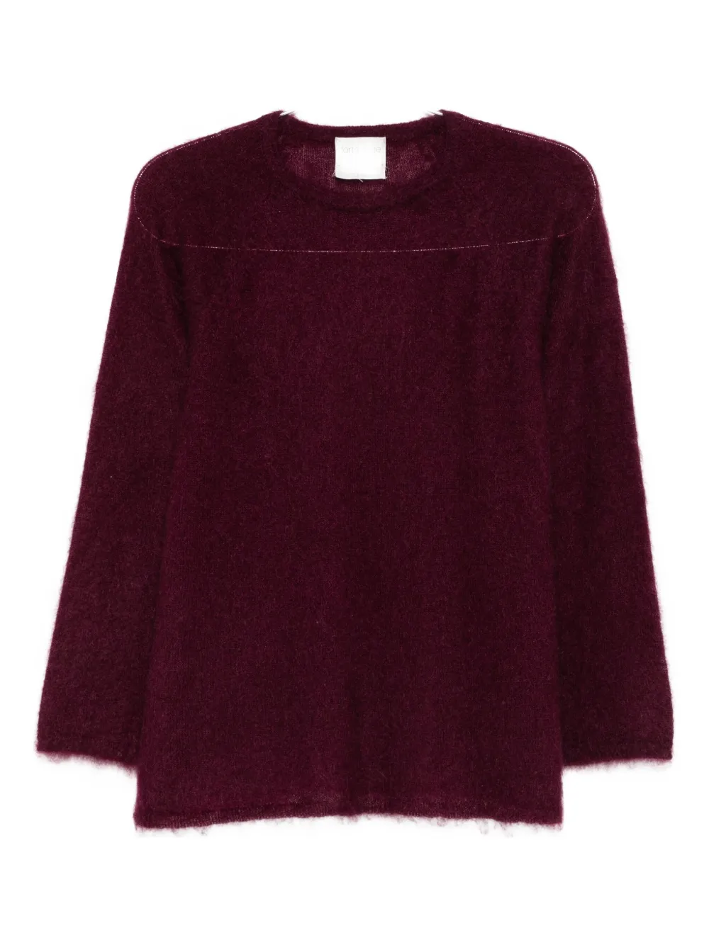 

Джемпер из смесового мохера Forte Forte, красный