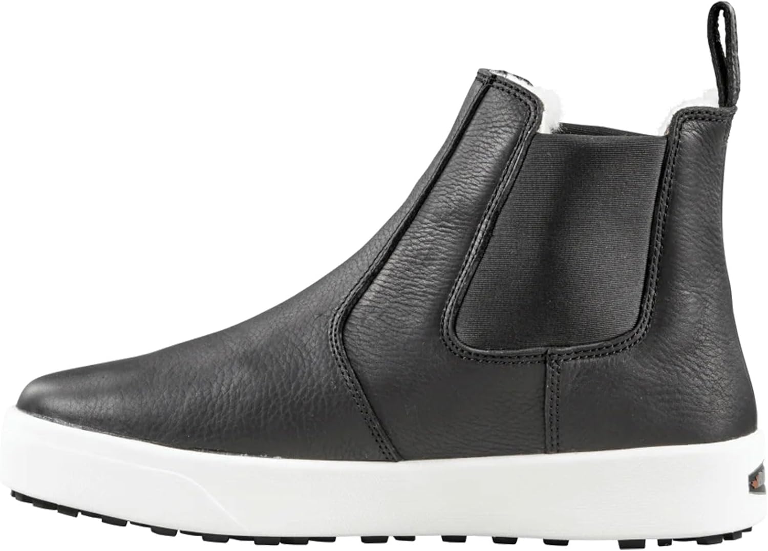 

Зимние мужские ботинки Baffin STRATHCONA, Теплые водонепроницаемые утепленные кожаные ботинки без шнурков с шерстяной подкладкой и противоскользящей подошвой, черный