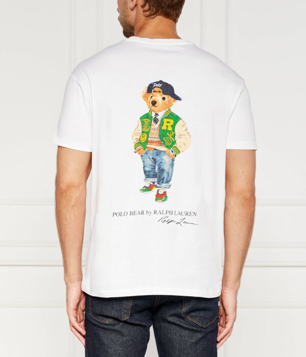 Футболка мужская Polo Ralph Lauren с карманом на груди, белый — фото 4
