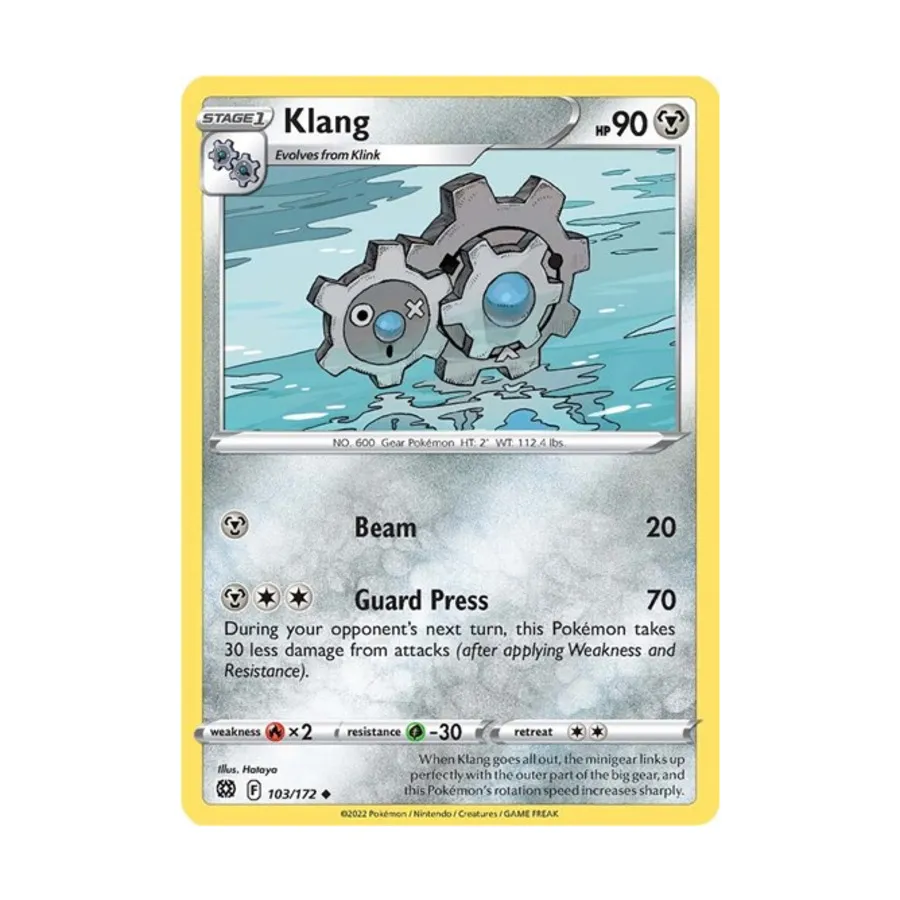 

CCG Кланг (Ю) # 103/172, Pokemon - SWSH09: Brilliant Stars - Singles