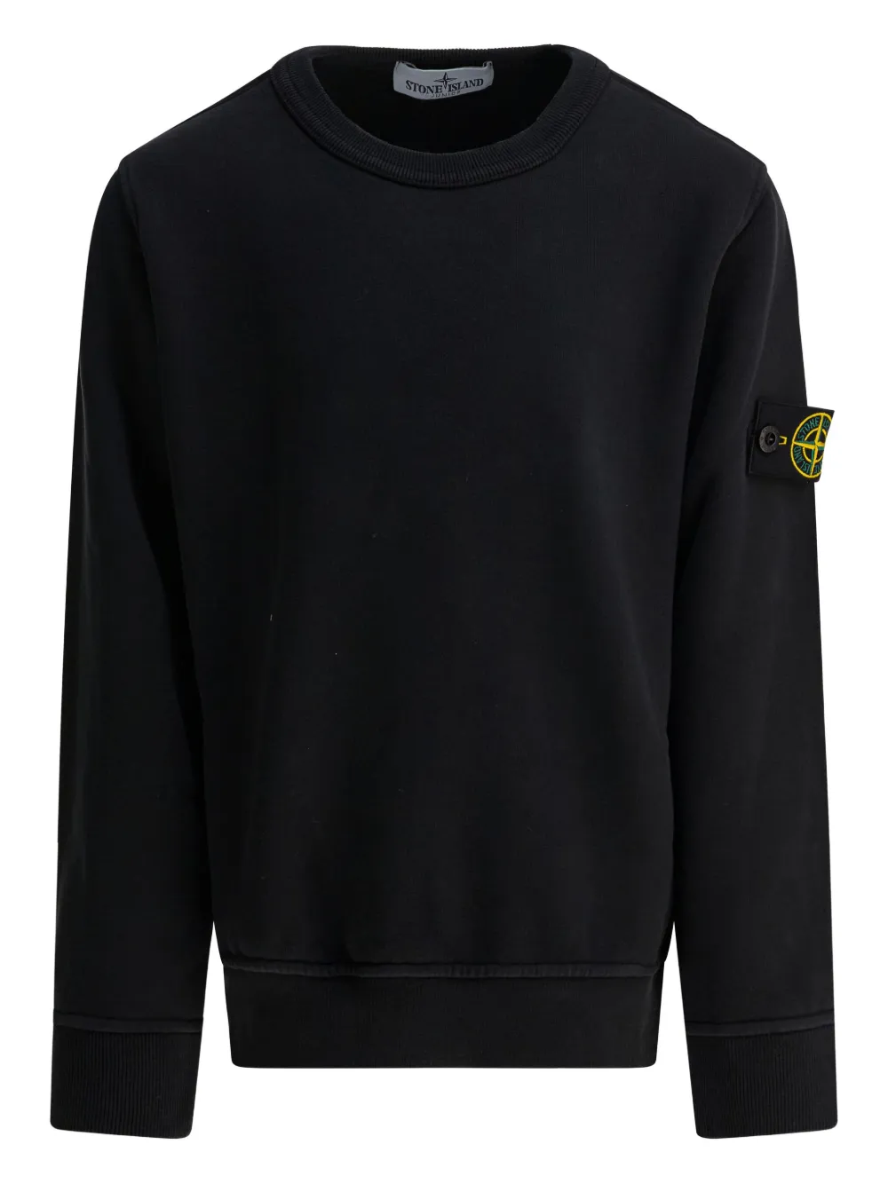 

Толстовка с круглым вырезом Stone Island Junior, черный
