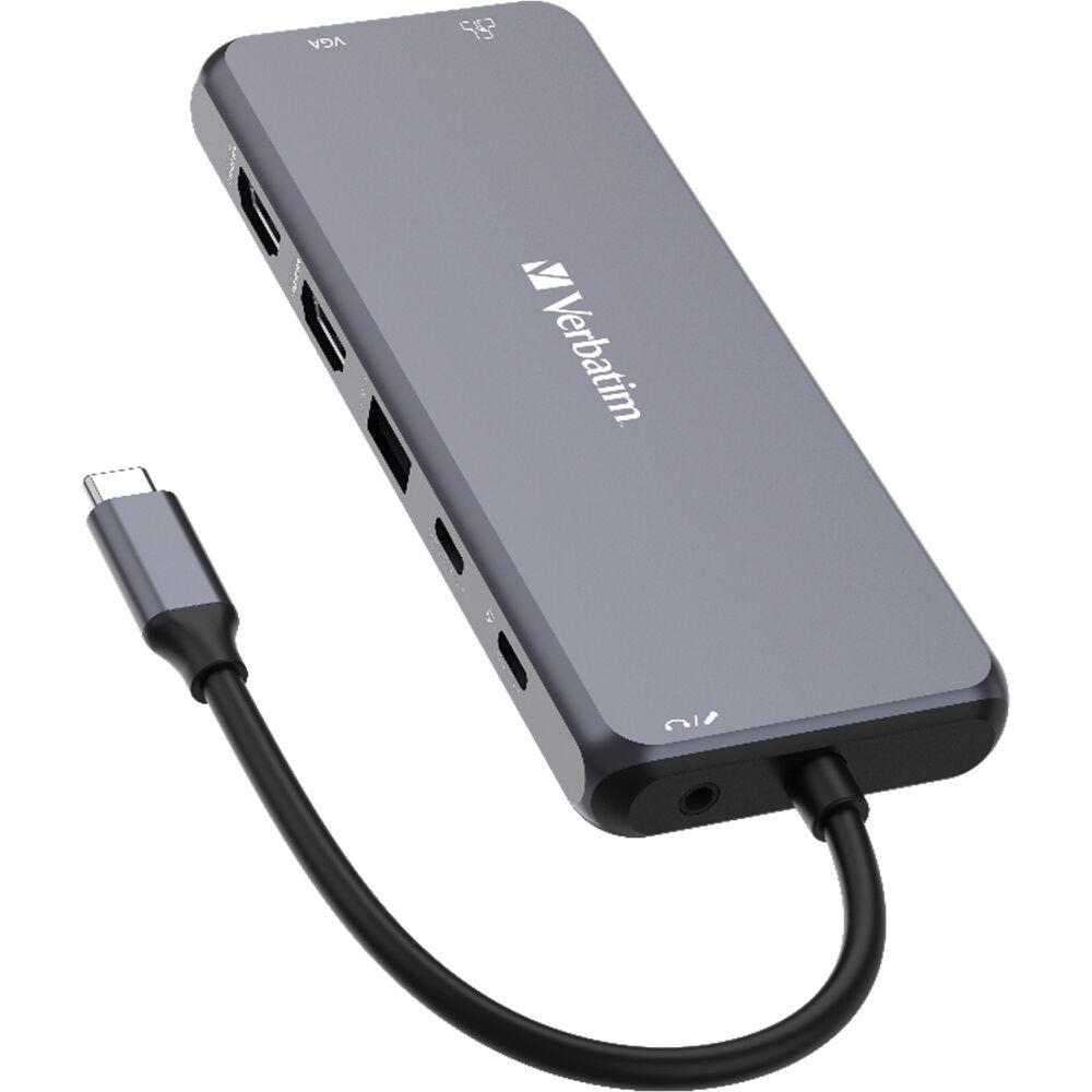

Док-станция Verbatim 14-Port USB-C Pro CMH-14 Multiport Hub 32154