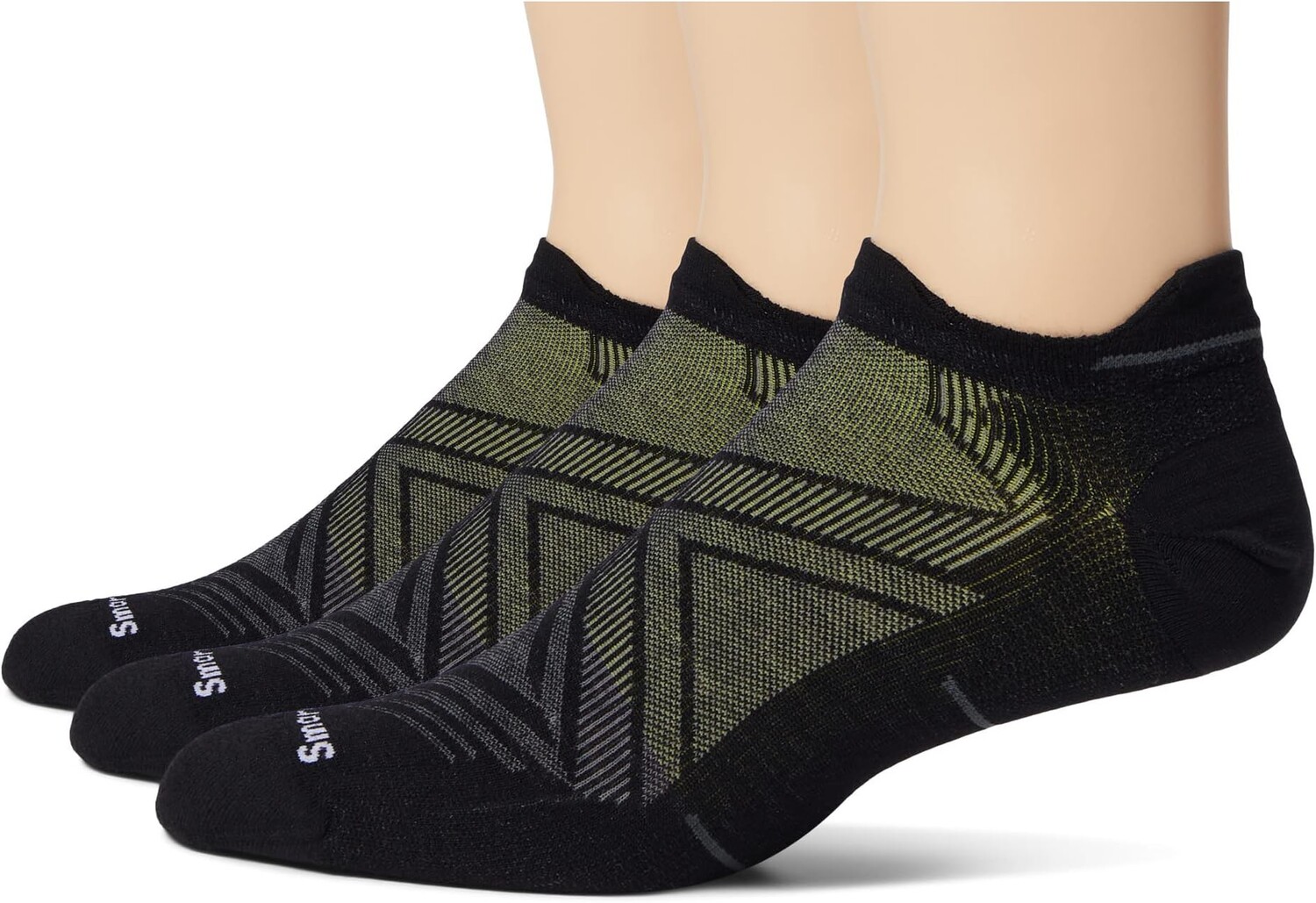 

Носки Run Zero Cushion с низкой лодыжкой, 3 пары Smartwool, черный