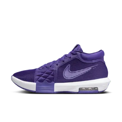 

Кроссовки Nike LeBron Witness 8 (Team Bank) Basketball Shoes, цвет Field Purple/Field Purple/White