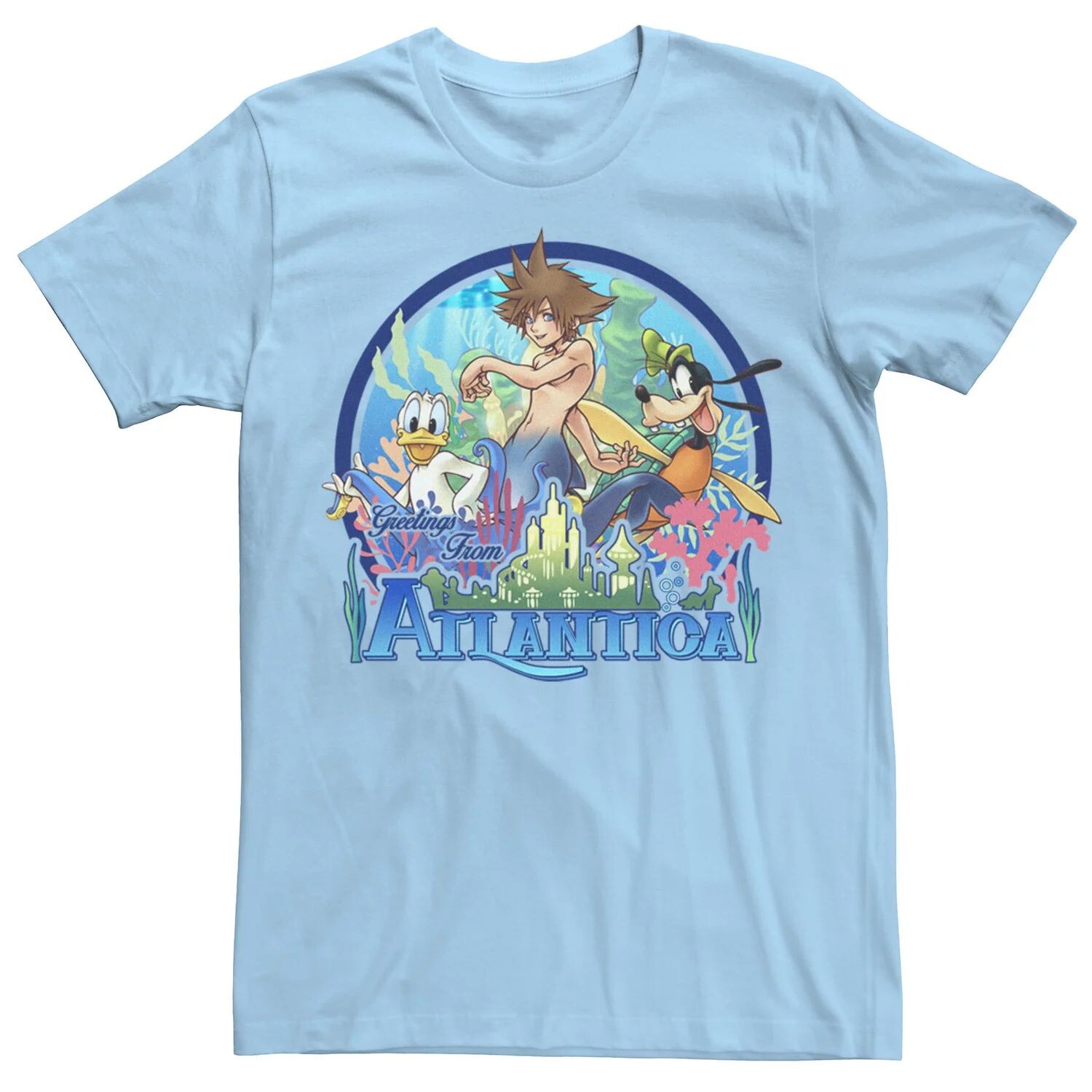 

Мужская футболка Kingdom Hearts Atlantica World Licensed Character