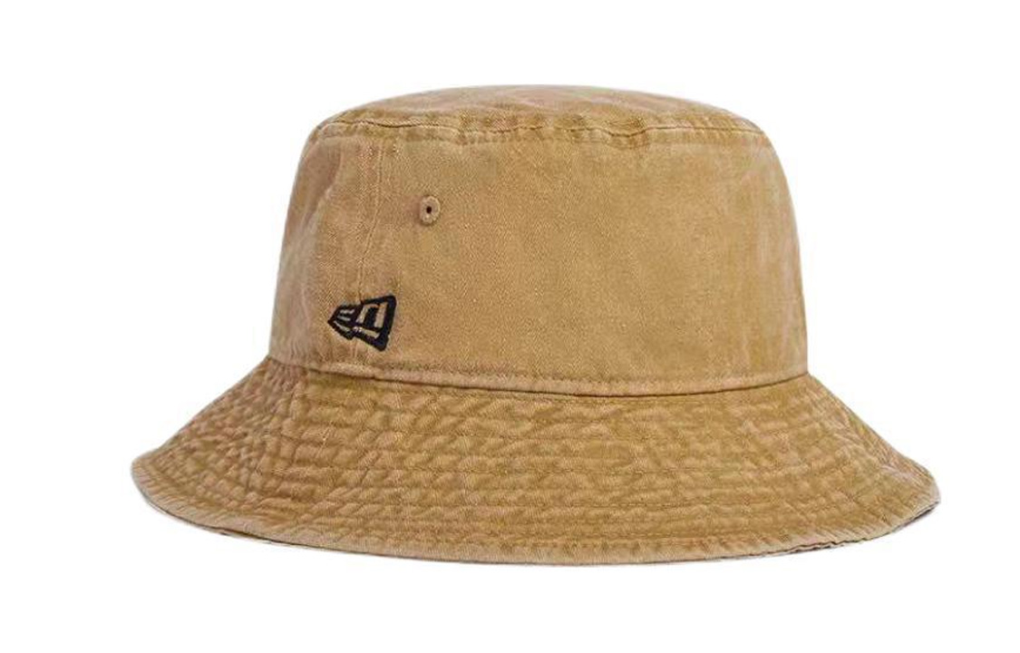 

New Era Хлопковая панама унисекс бежево-черная, Beige