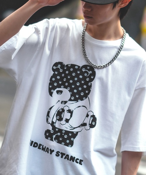 

Футболка с короткими рукавами и графическим принтом Sideway Stance, белая