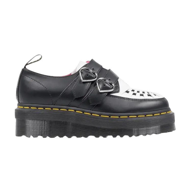 

Кроссовки Dr. Martens Lazy Oaf x Buckle Creeper Low 'Black White', черный