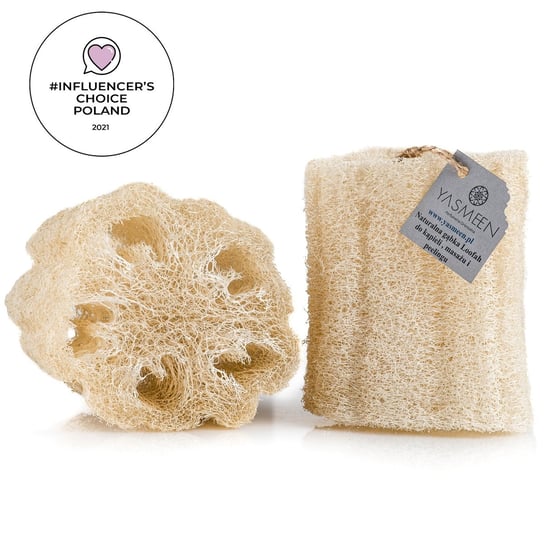 

Люфа Губка для мытья тела и массажа 12 - 15 см Yasmeen Natural Peeling Luffa /