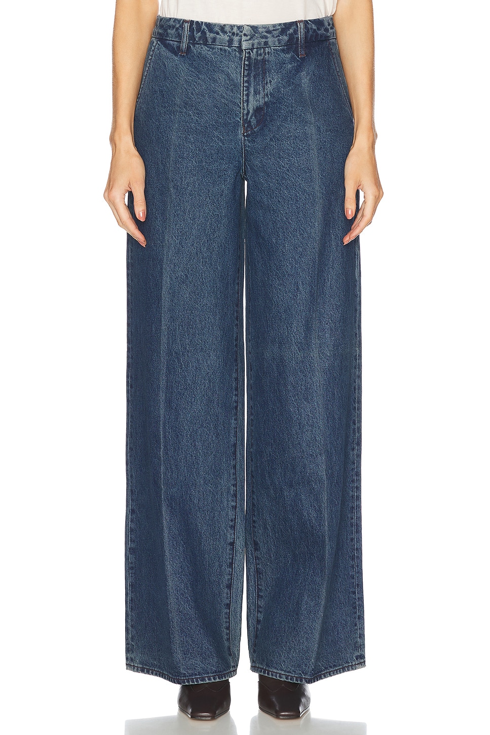 

Sutton Wide Leg Trouser Джинсы Grlfrnd, Lake Tahoe