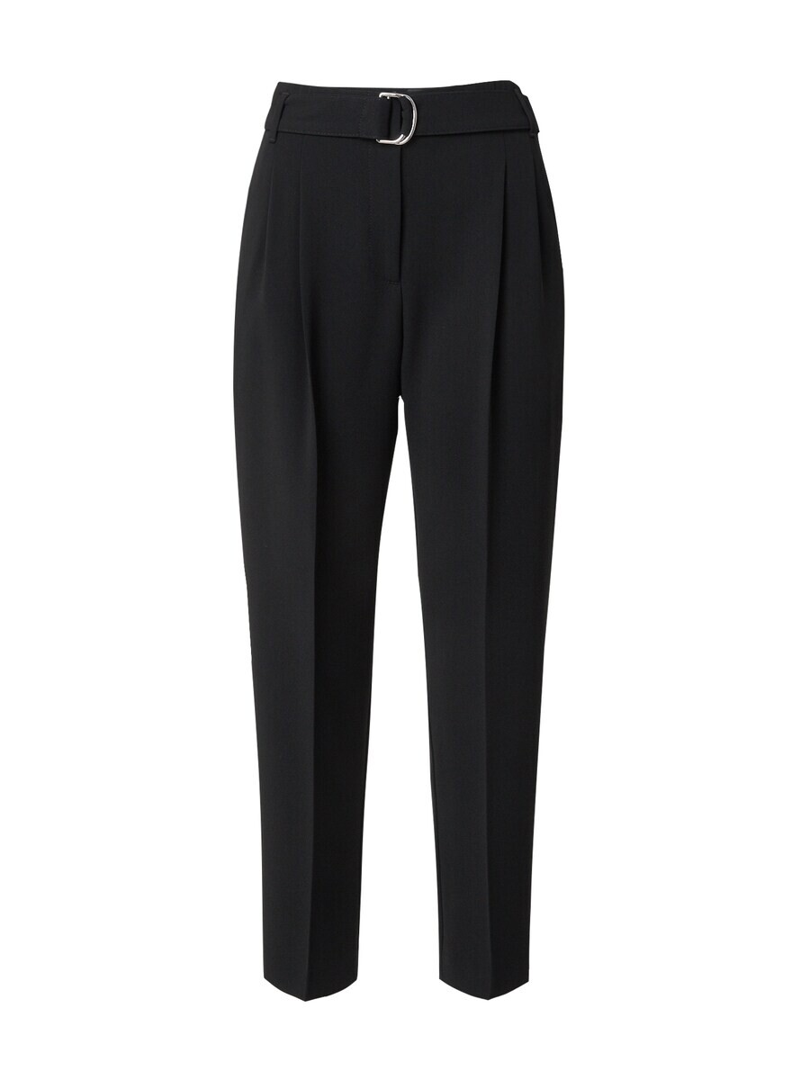 

Брюки со складками спереди BOSS Tapered Pleat-Front Pants Tapiah, черный