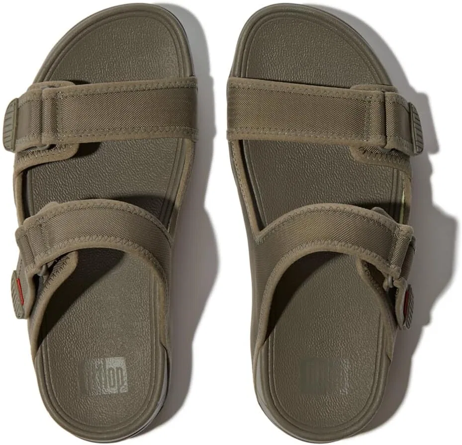 Мужские регулируемые водонепроницаемые шлепанцы Fitflop Herren Gogh Moc, Green