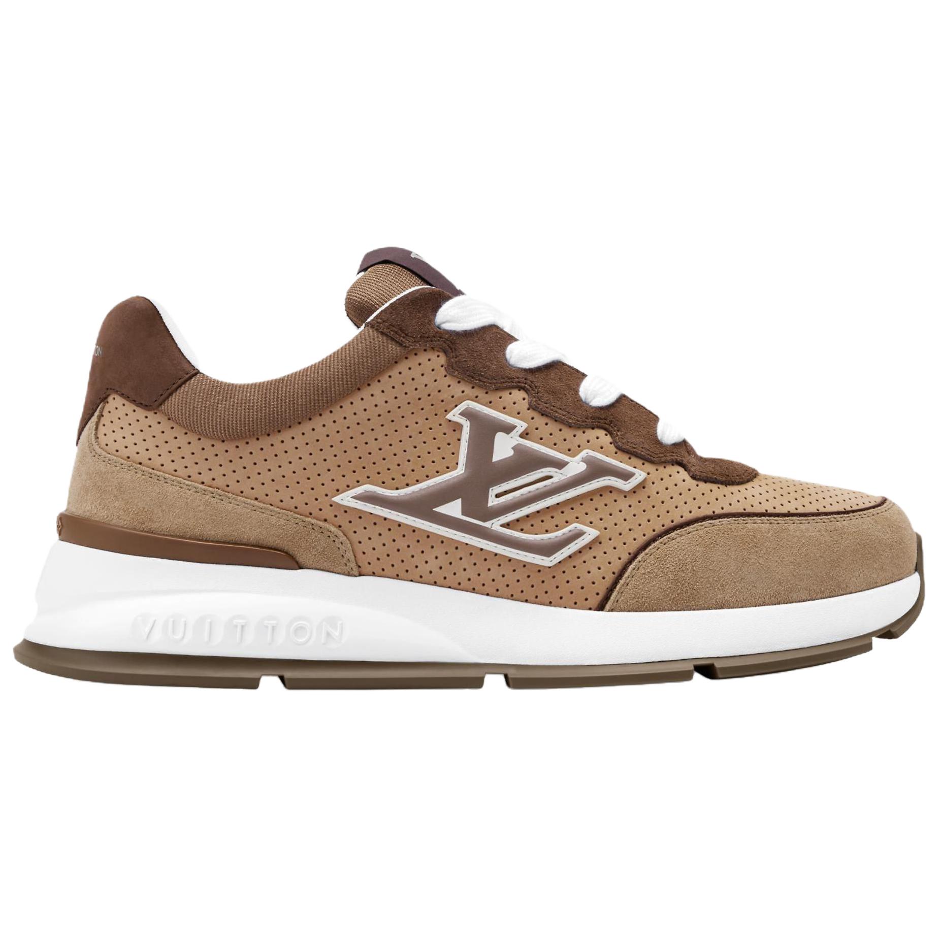 LOUIS VUITTON Классические низкие повседневные кроссовки Men's Brown — фото 3