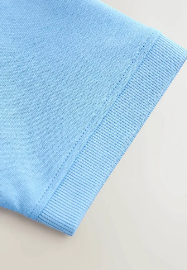 Футболка с коротким рукавом из плотной ткани с графическим принтом Next, Light Blue — фото 3