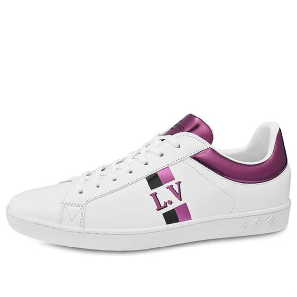 

Кроссовки luxembourg sneakers 'white metallic pink' Louis Vuitton, розовый