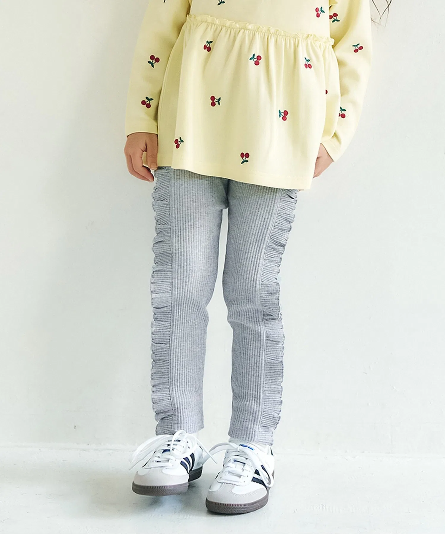 Детские леггинсы с оборками apres les cours 7days Style серые