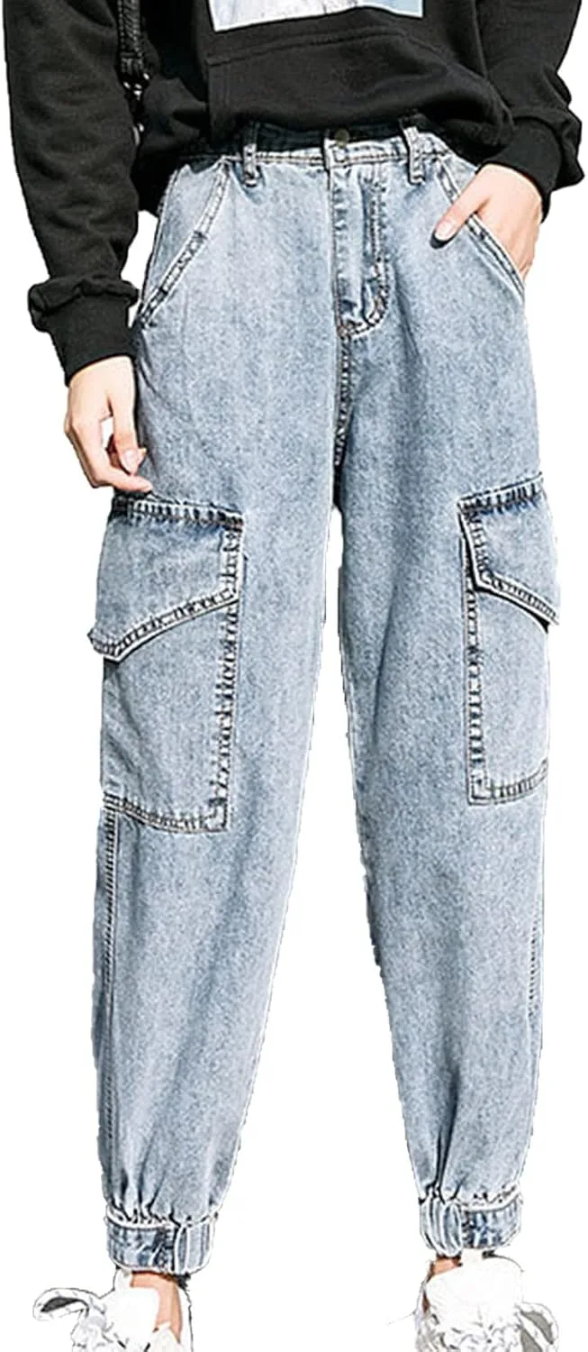 

DGHM-JLMY женские джинсы с высокой талией cropped distressed