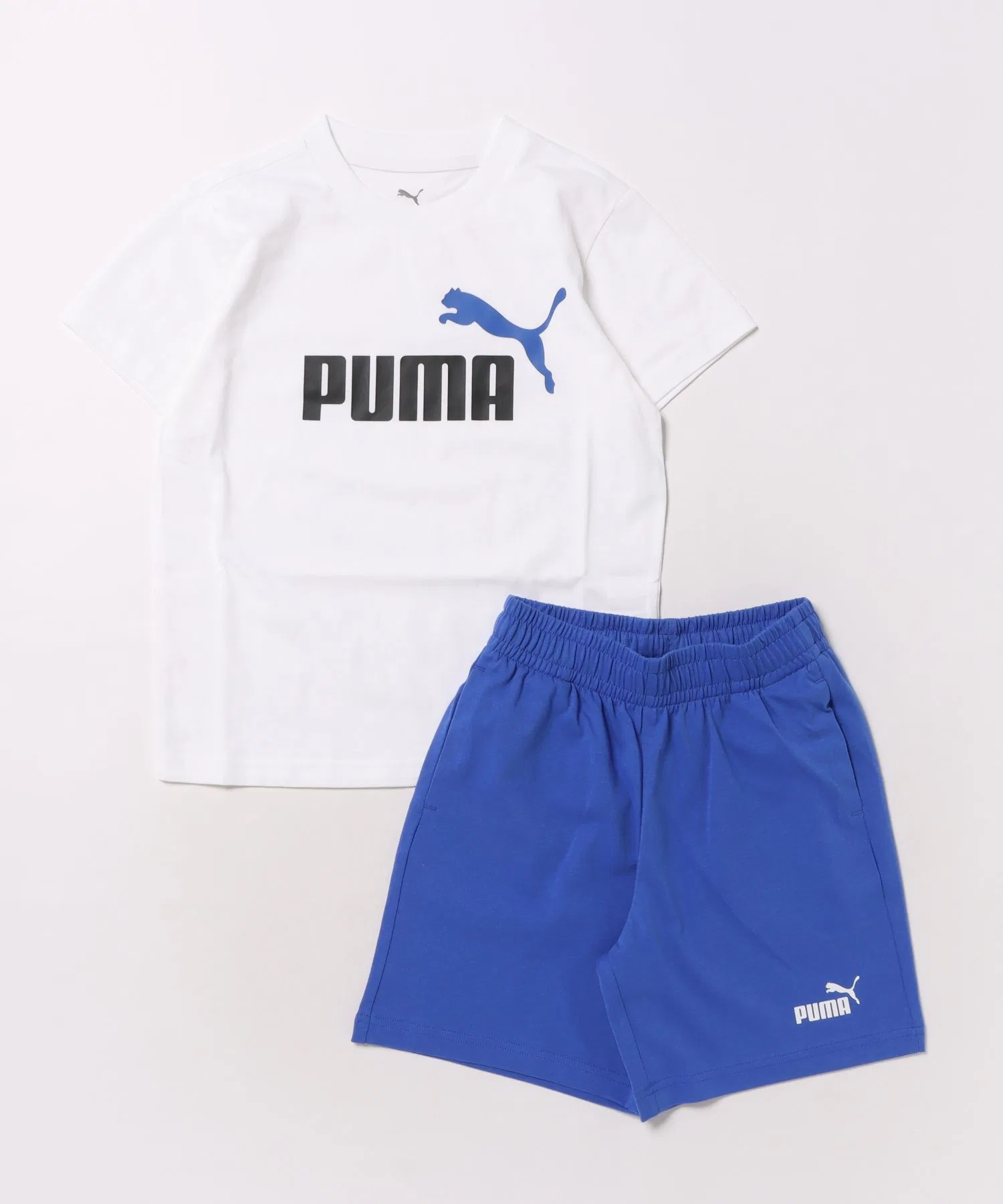 Комплект PUMA ESS 2 COLOR NO. 1 LOGO: футболка и шорты (B)