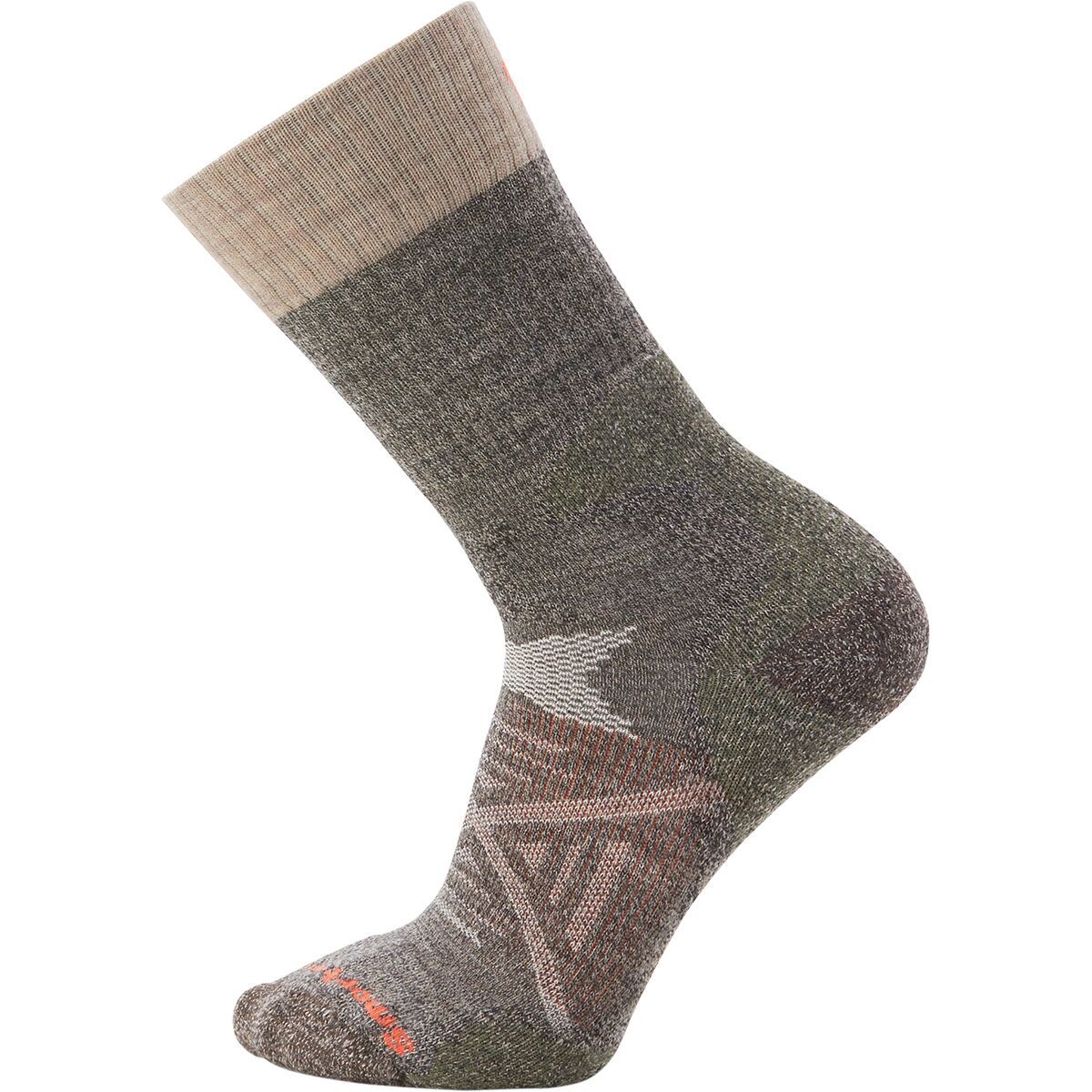 

Охотничьи легкие высокие носки с мягкой подушкой Smartwool, цвет charcoal