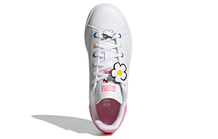 Adidas originals AdiFOM Stan Smith Mule Kids Кроссовки для скейтбординга Дети, White/Pink — фото 4