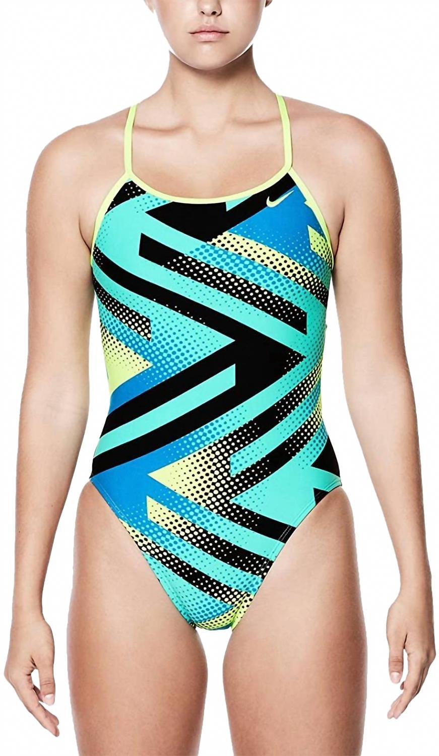 

Nike Купальник Tidal Riot Modern Cut-Out One-Piece в разноцветном исполнении