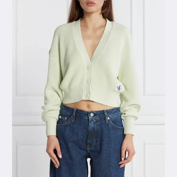

Кардиган стандартного кроя Calvin Klein, зеленый