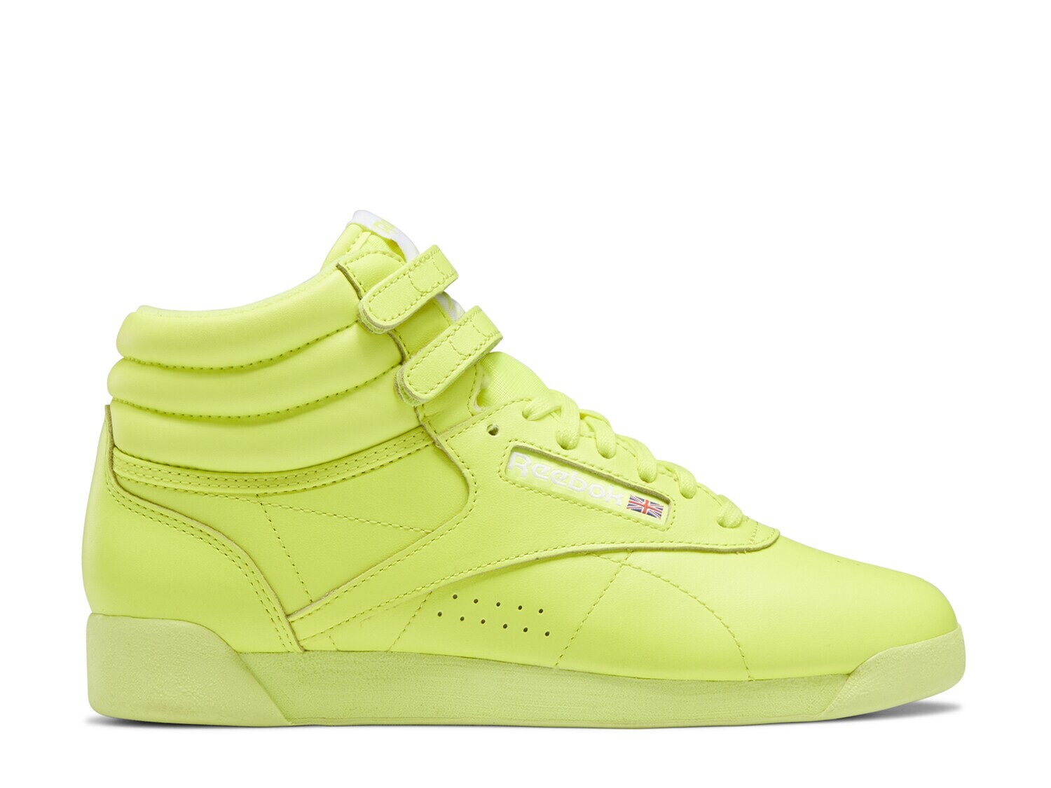 

Кроссовки Reebok Freestyle Hi высокие, желтый