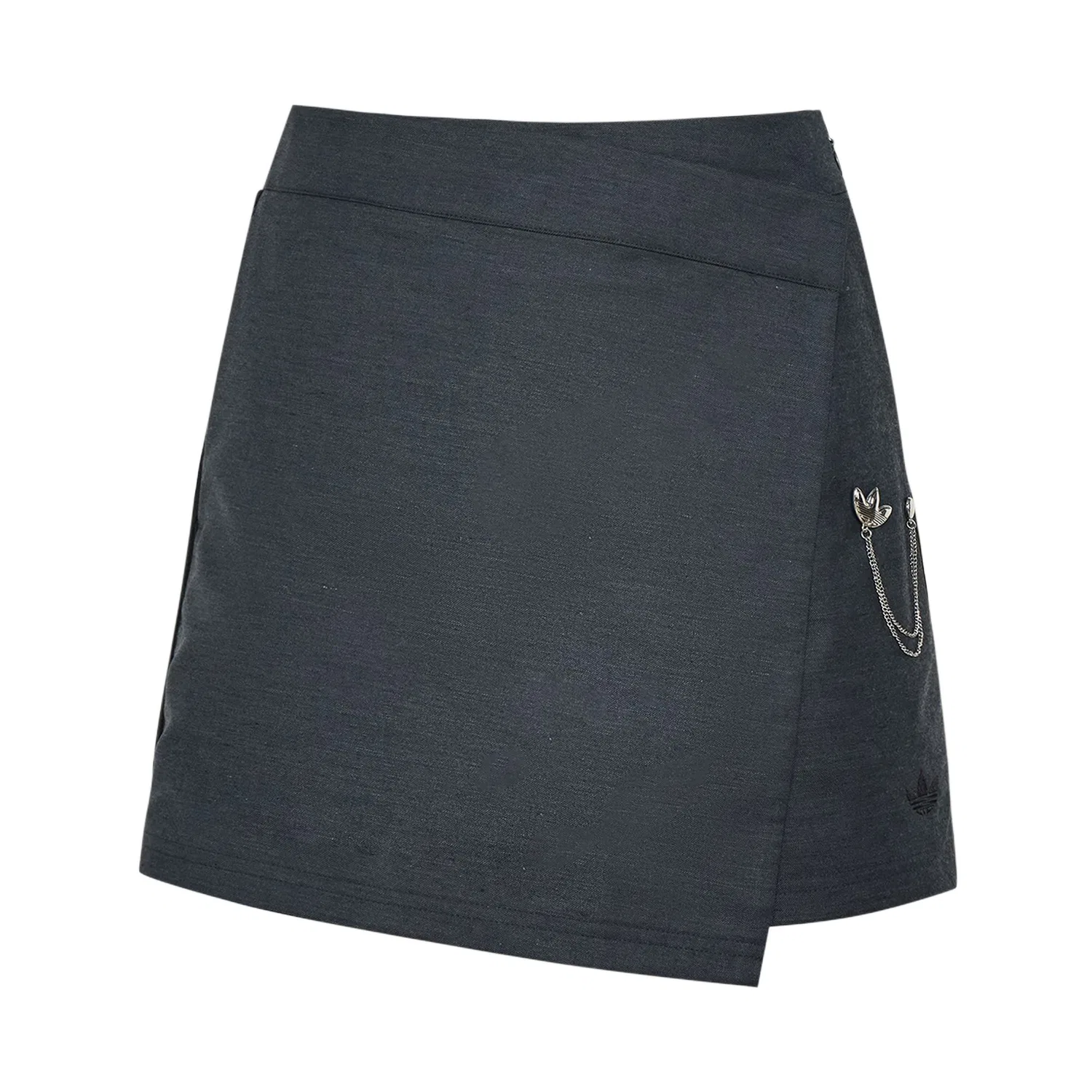 Шорты повседневные женские Refined Luxe DLXC W Short Adidas Originals, Dark Heather Gray