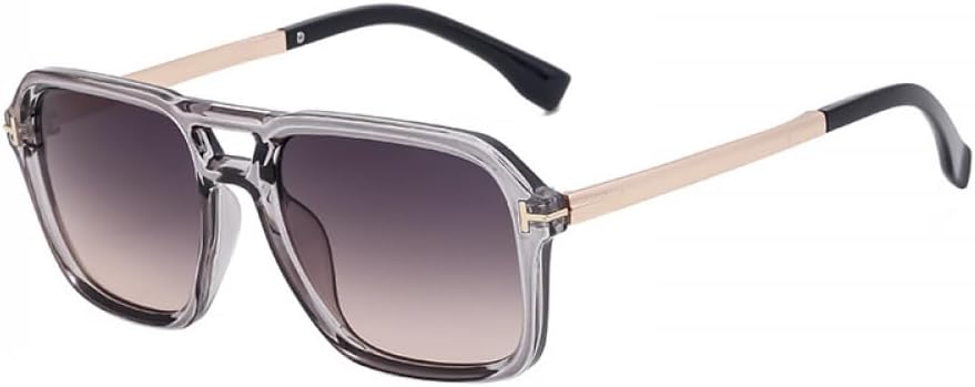 

Квадратные солнцезащитные очки в винтажном стиле для женщин – защита от УФ-излучения UV400, легкие и стильные, подходят для вождения и повседневного ношения GFYFJXJT, C5