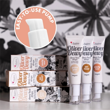 Жидкий отбеливатель theBalm Oliver Dewy Face Drops, Golden Glow 28 ml — фото 4