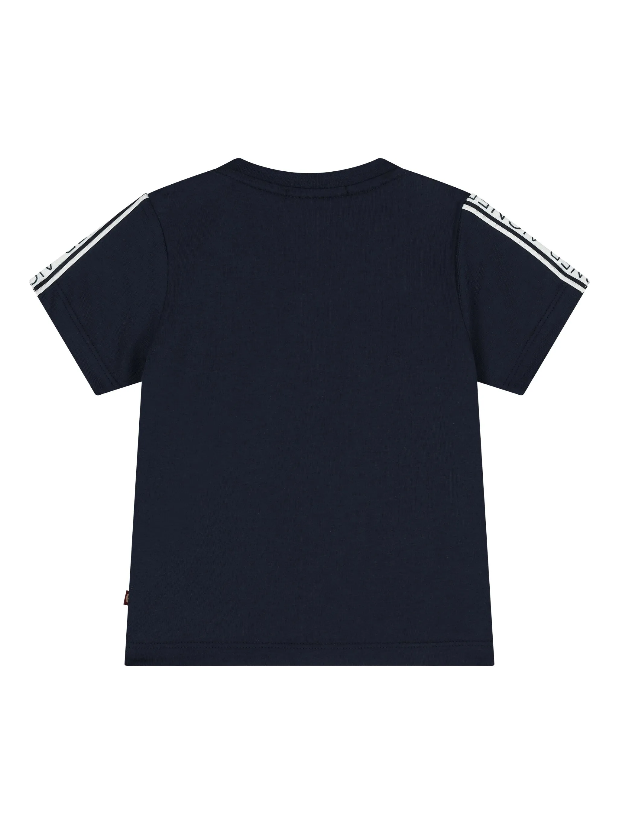 

Футболка в стиле колор-блок с логотипом Aigner Kids, синий