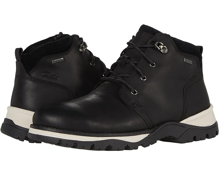 

Ботинки Clarks Topton Mid GTX, цвет Black Oily Leather Warmlined