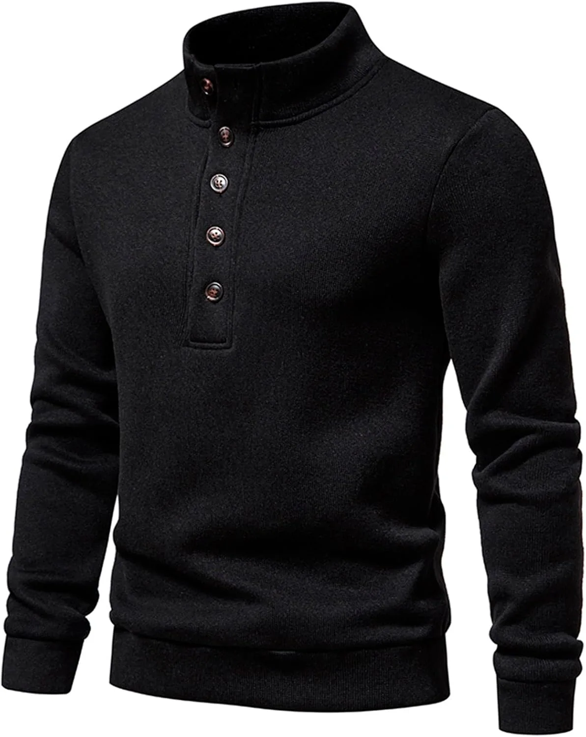 Мужская футболка с длинным рукавом Slim Fit V-образным вырезом — фото 2