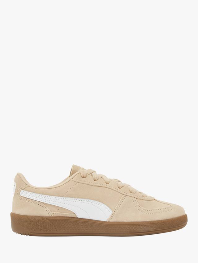 Тренеры Palermo из замши на шнуровке PUMA, Sand/White