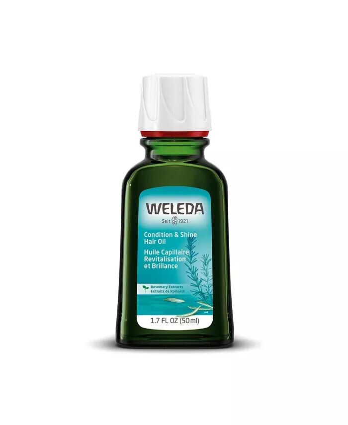

Масло для ухода и блеска волос с розмарином, 1,7 унции Weleda