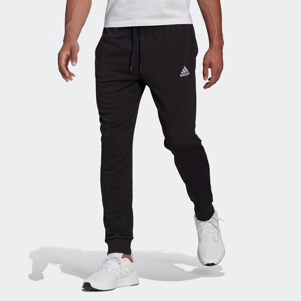 Спортивные штаны adidas M Sl Ft Tc Pt Casual Running Sports Long Pants Black, черный — фото 3