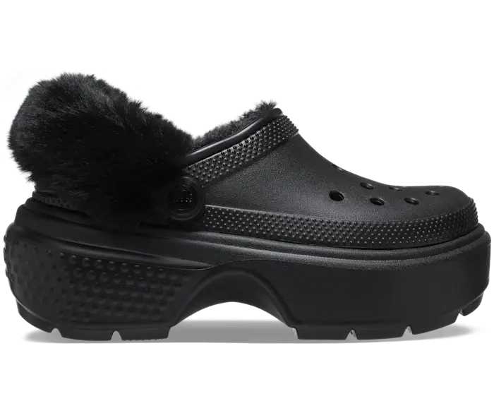 

Сабо с подкладкой Stomp Crocs женские, цвет Black