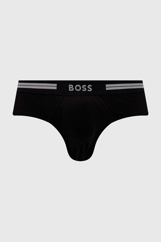 Хлопковые трусы BOSS Boss, черный