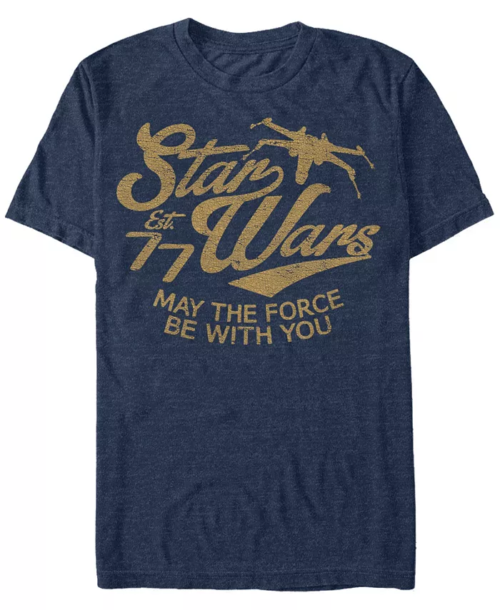 

Футболка мужская Star Wars Classic May The Force Be With You с коротким рукавом Fifth Sun, синий