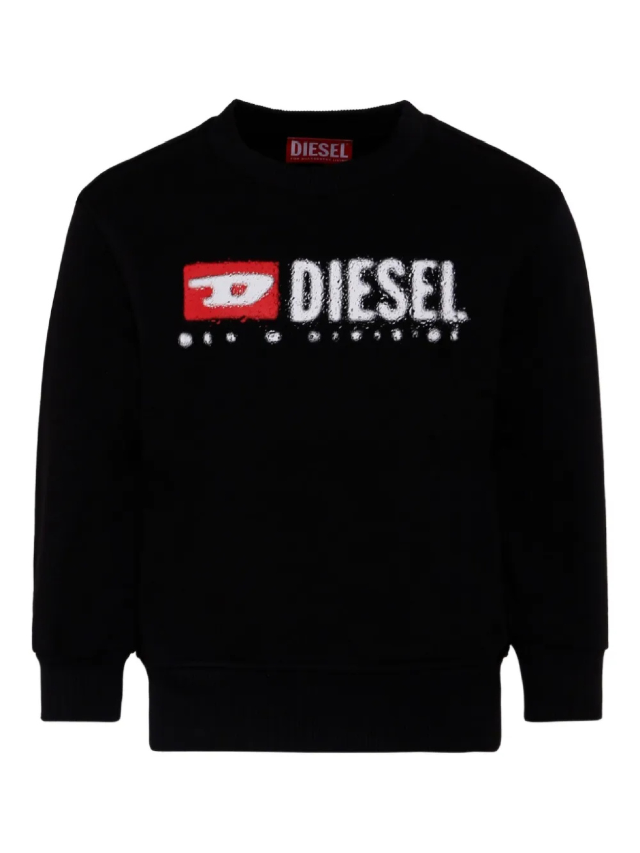 

Толстовка с логотипом Diesel Kids, черный