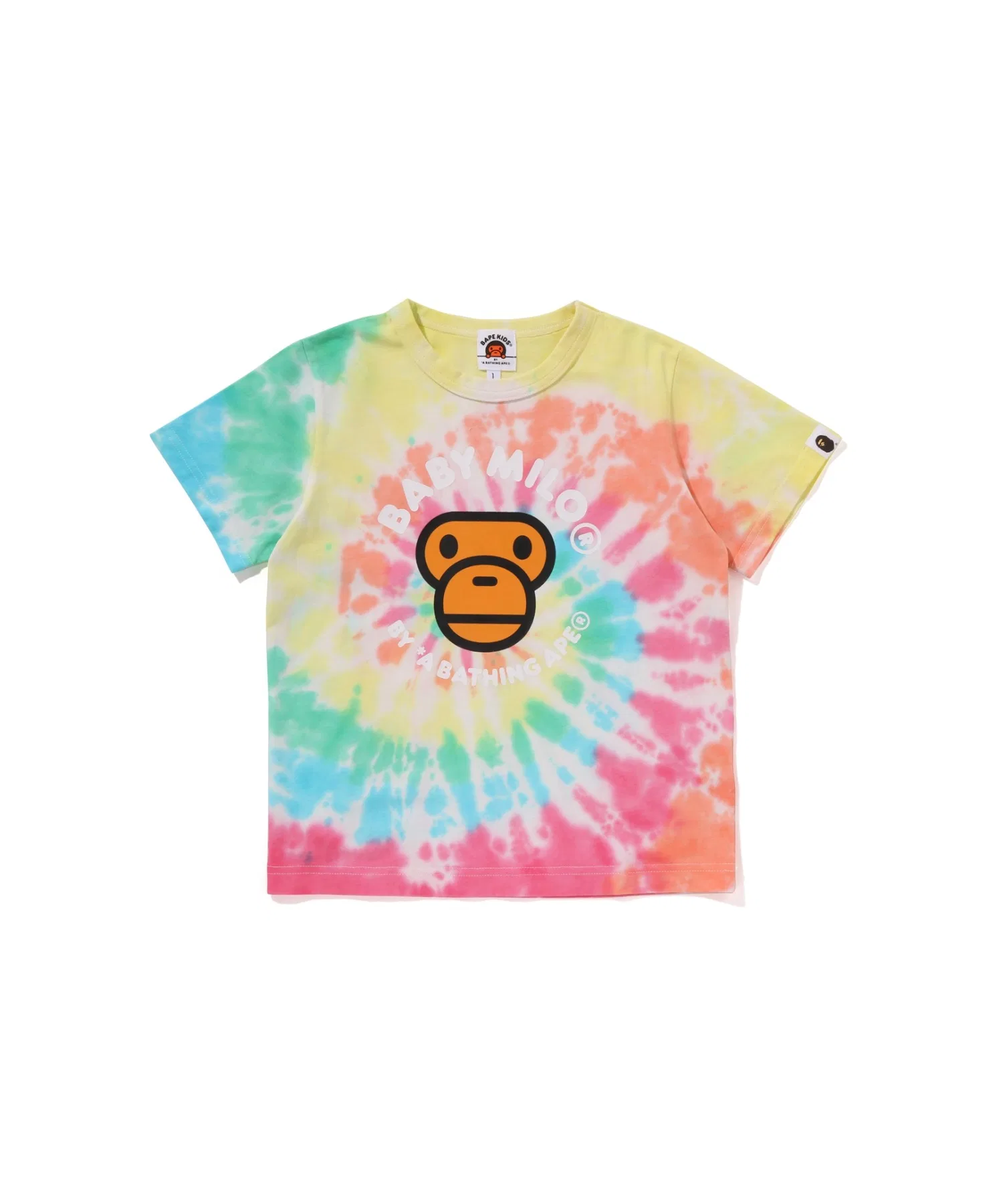 Детская футболка A BATHING APE с принтом Baby Milo