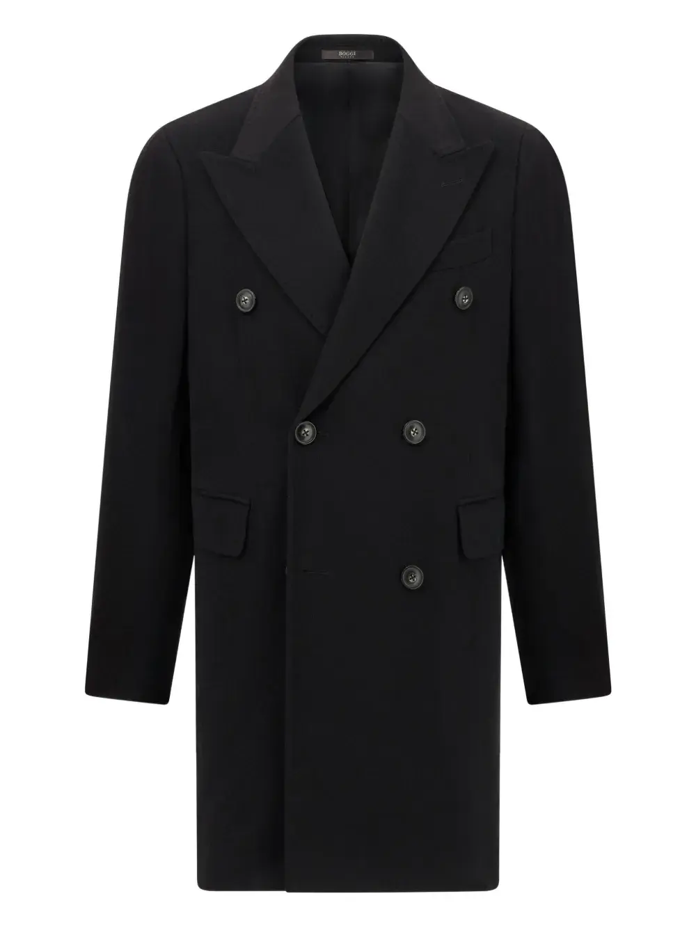 

Двубортное пальто Boggi Milano, черный