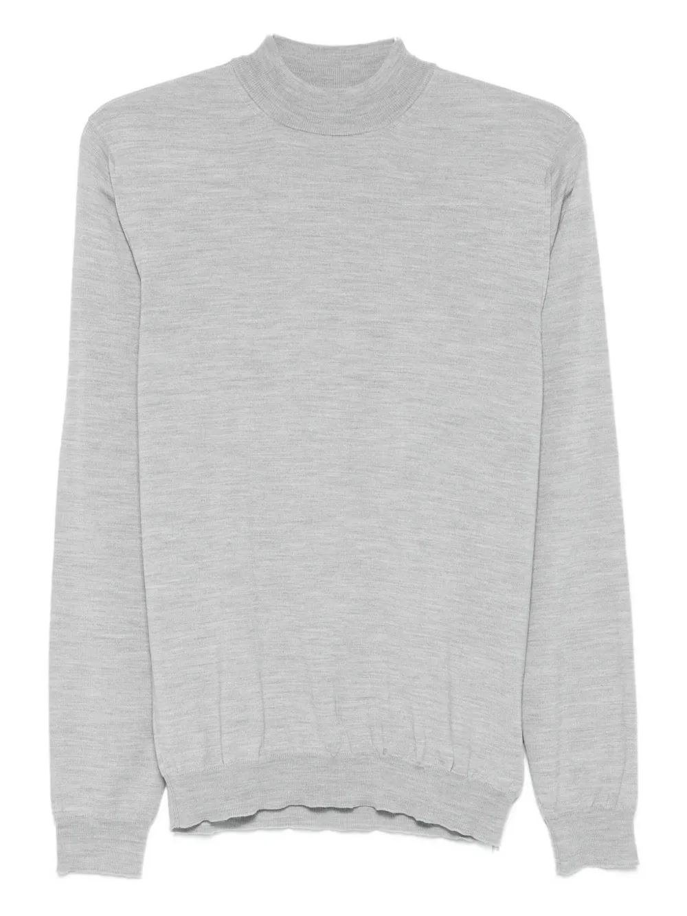 

Свитер с воротником-стойкой Zanone, серый