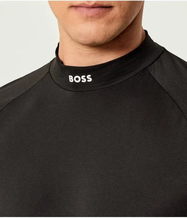 Футболка с длинным рукавом Tock Active slim fit Boss Green, черный — фото 4