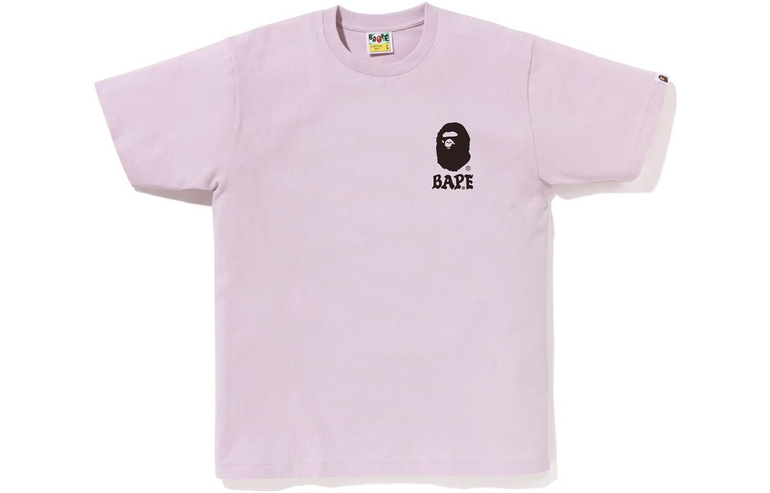 Футболка с надписью BAPE Japan Culture A Bathing Ape, светло-розовый — фото 3
